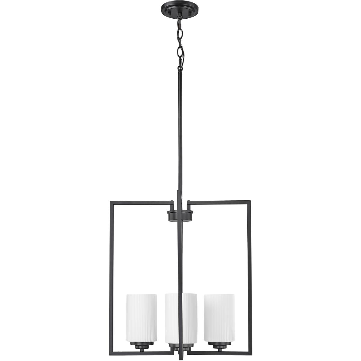 Millennium Lighting 95004-MB Luxx 4 Light 18 inch Matte Black Indoor Pendant Ceiling Light